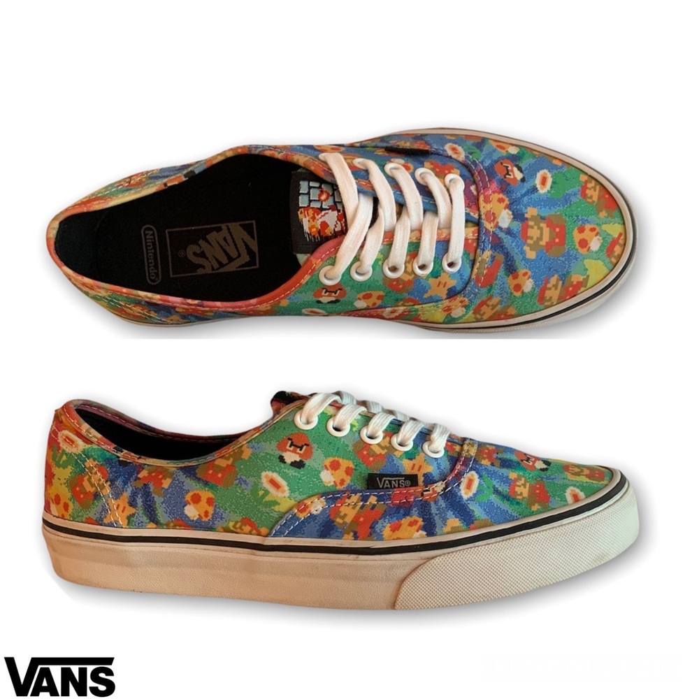 Vans Nintendo Super Mario Bros Authentic in Box Mens 9